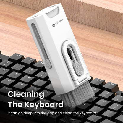 Portronics Clean M Multifunctional Cleaning Kit - White 1.0 pack