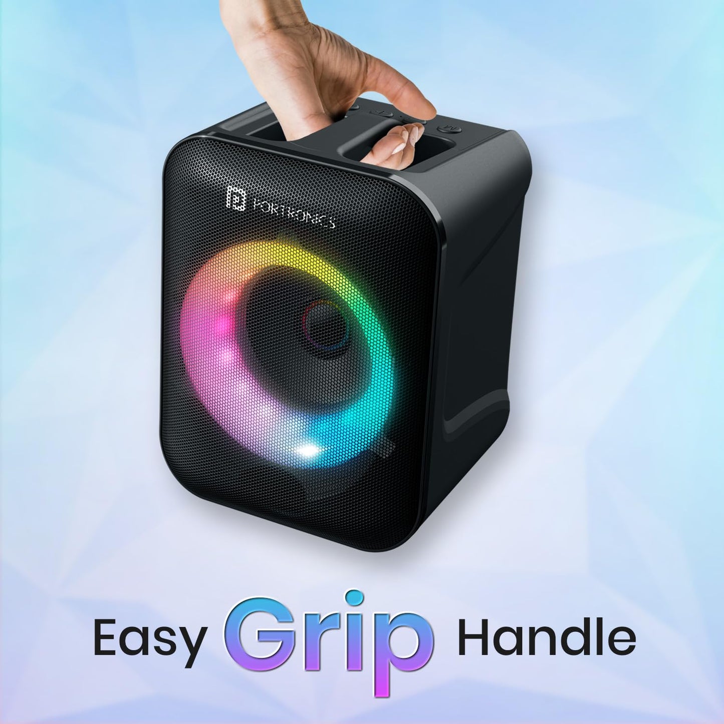 Portronics Apollo One 20W Bluetooth Speaker with Wireless Karaoke Mic - Black 1.0 Piece