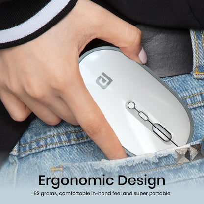 Portronics Toad II 2.4Ghz Wireless Optical Mouse - Grey 1.0 unit