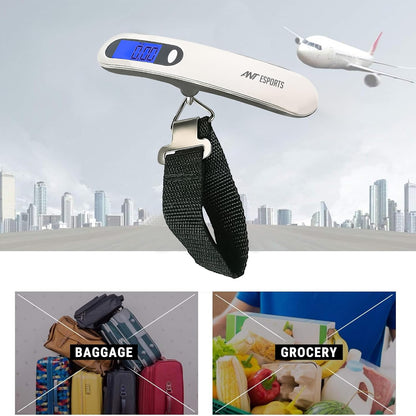Ant Aels020 Portable Digital Luggage Scale, 50Kgs Hanging Baggage Scale With Backlit Lcd Display, Portable Suitcase Weighing Scale, Travel Luggage 1.0 Piece