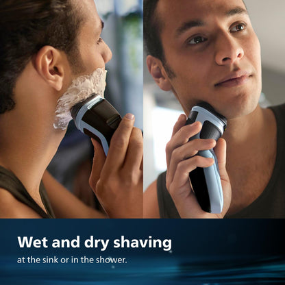 Philips Electric Shaver for Men | Wet & Dry Shave | SkinProtect Tech | 3D Floating Head | Self Sharpening Blade| X3063/03 1.0 unit