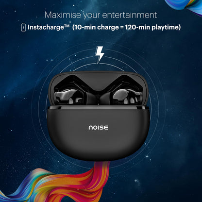 Noise Buds VS102 Plus In-Ear Truly Wireless Earbuds With Mic, 70 Hrs Playtime, ENC, IPX5, Bluetooth v5.3 (Matte Black) 1.0 Piece