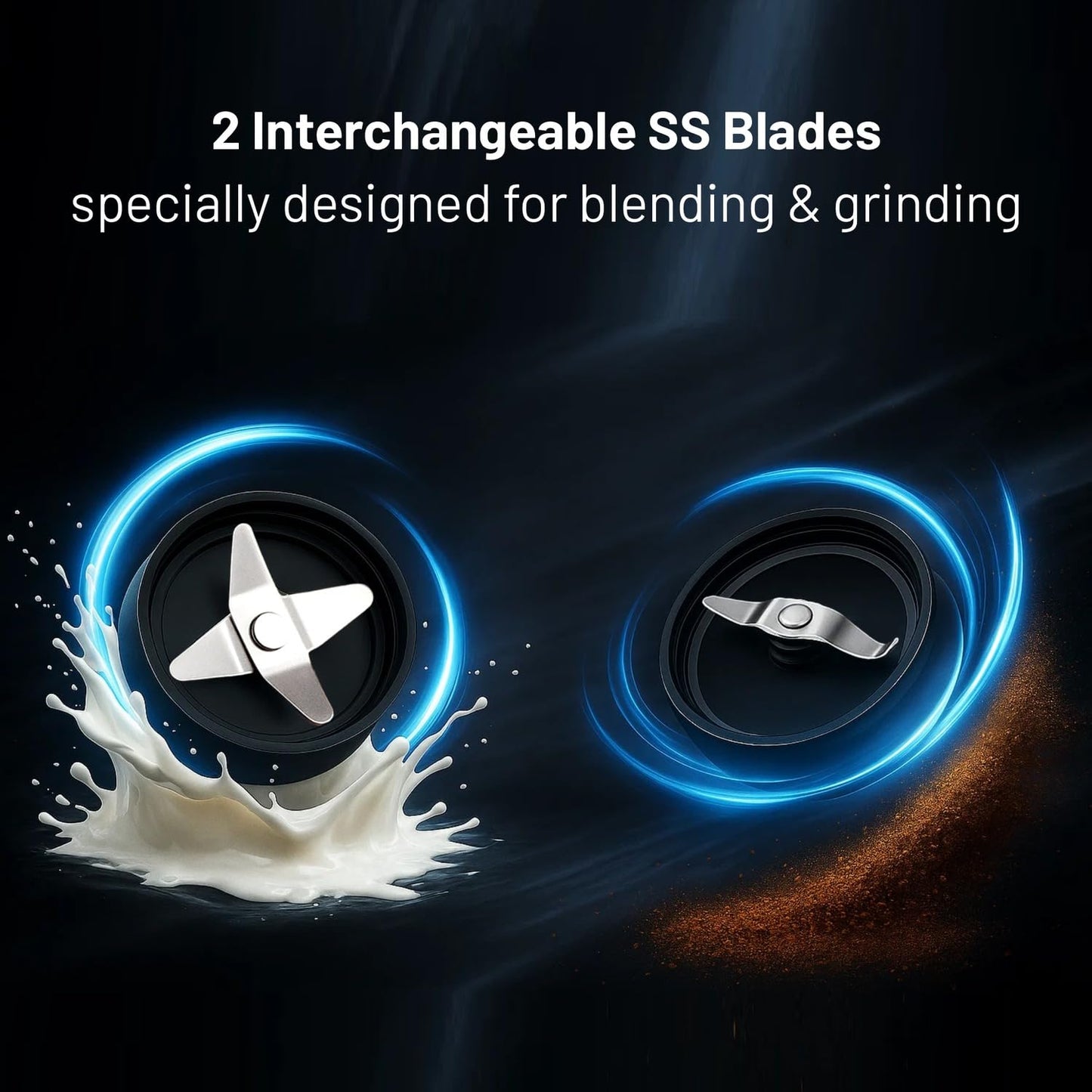 Glen SA 4048 Active Blender, Nutri Blender, Smoothie Maker, Mixer Grinder, 350W (Black) 1.0 unit