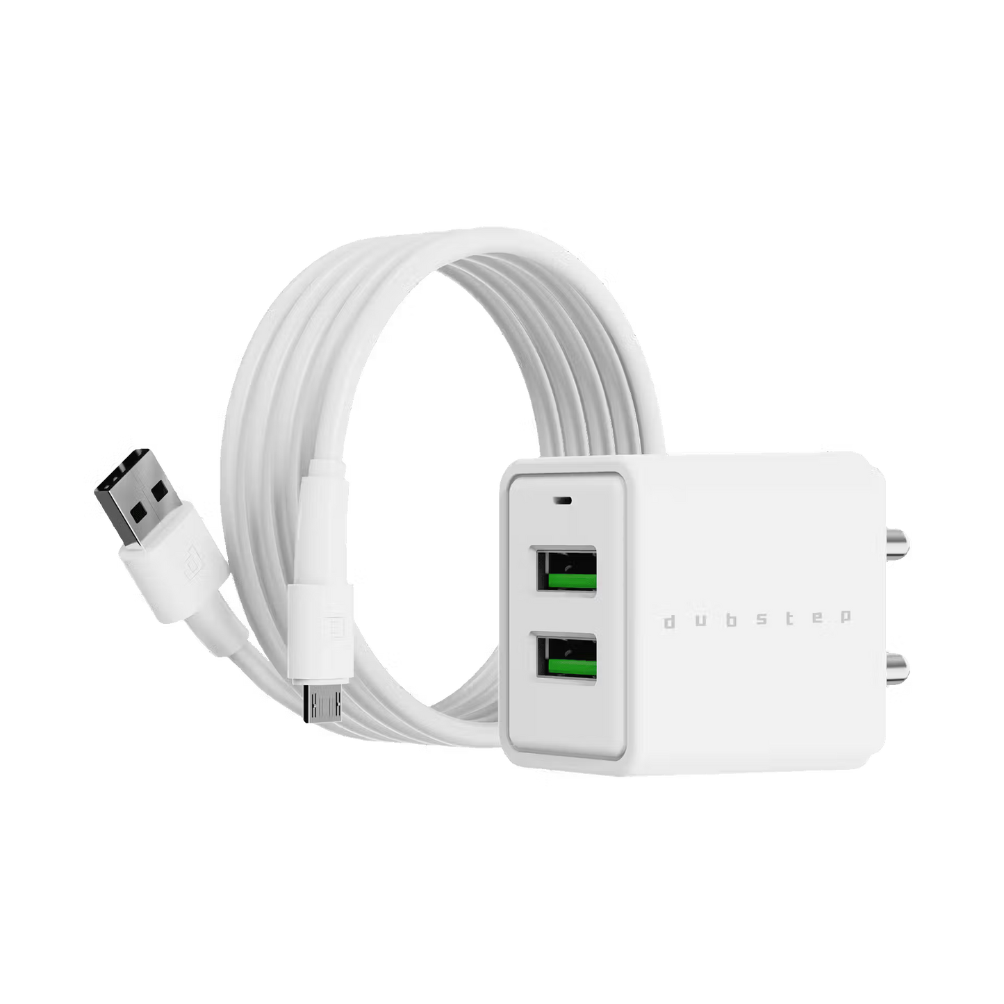 Dubstep Sprint 16W Dual Port Adapter (White) 1.0 unit