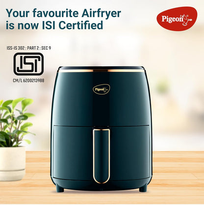 Pigeon Healthify Digital Air Fryer 1200W with Nonstick (Green) 1.0 unit