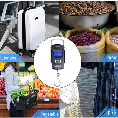 Ant Aels010 Heavy Duty Portable Digital Luggage Weighing Scale With Metal Hook For Home Travel Factory Wholesale And Retail Shop With Digital Led Screen 1.0 Piece