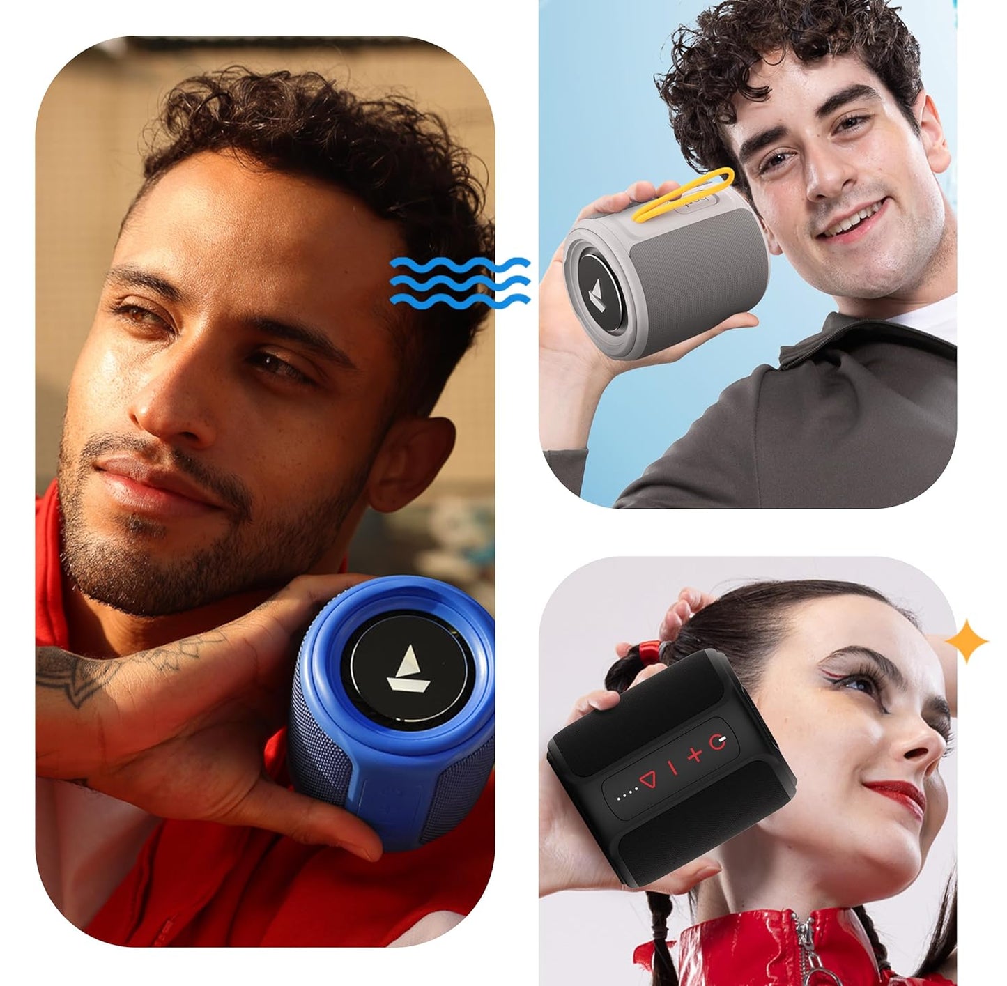 boAt Stone 352 Bluetooth Speaker, 10W, 12Hours Playtime, Bluetooth v5.3 (Raging Black) 1.0 unit