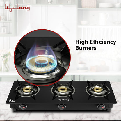 LifeLong 3 Burner Gas Stove