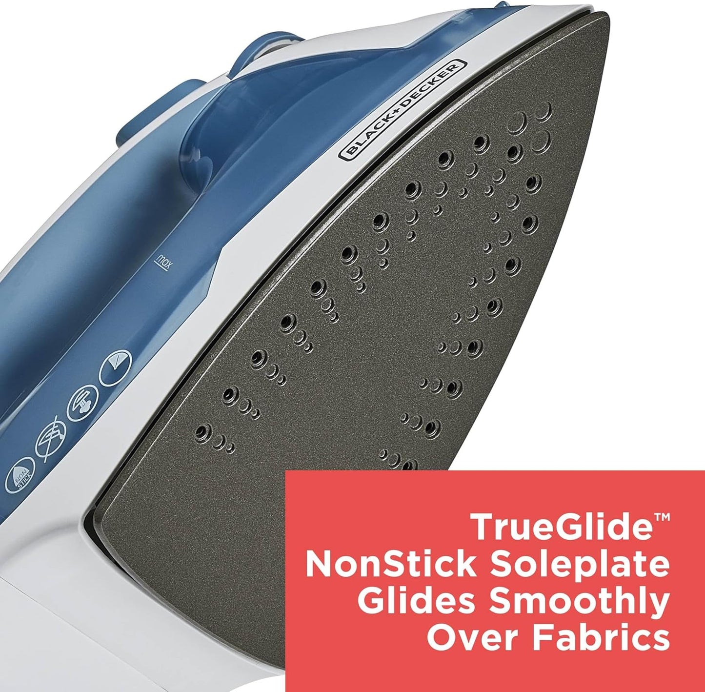 Black+Decker 1600W Steam Iron 1.0 Piece