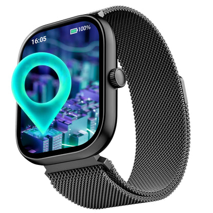 boAt Wave Sigma 3 Smart Watch, 2.01 Inches HD Display, Bluetooth Calling (Metal Black) 1.0 unit