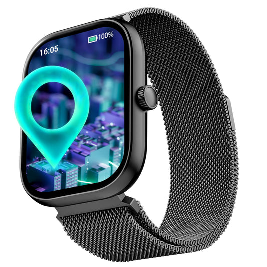 boAt Wave Sigma 3 Smart Watch, 2.01 Inches HD Display, Bluetooth Calling (Metal Black) 1.0 unit