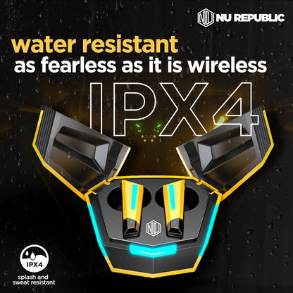 Nu Republic Transform-X In-Ear Truly Wireless Earbuds With Mic, 60 Hours Playtime, ENC, Bluetooth v5.3 (Multicolor) 1.0 unit