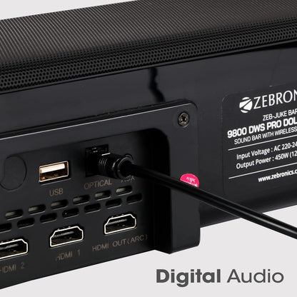 Zebronics OC150 Optical cable, 1.5m Length, Support PCM Dolby audio 1.0 Piece
