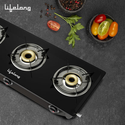 LifeLong 3 Burner Gas Stove
