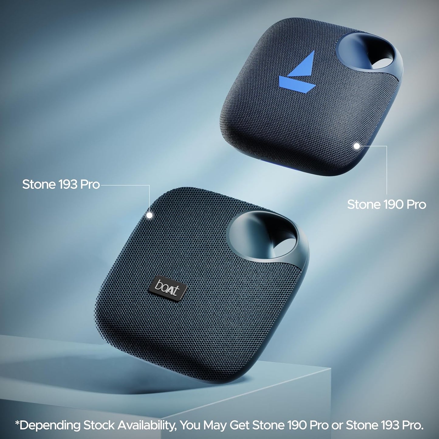 boAt Stone 190 Pro Bluetooth Speaker, 5W, 12H Playtime, Bluetooth v5.3 (Raging Black) 1.0 unit