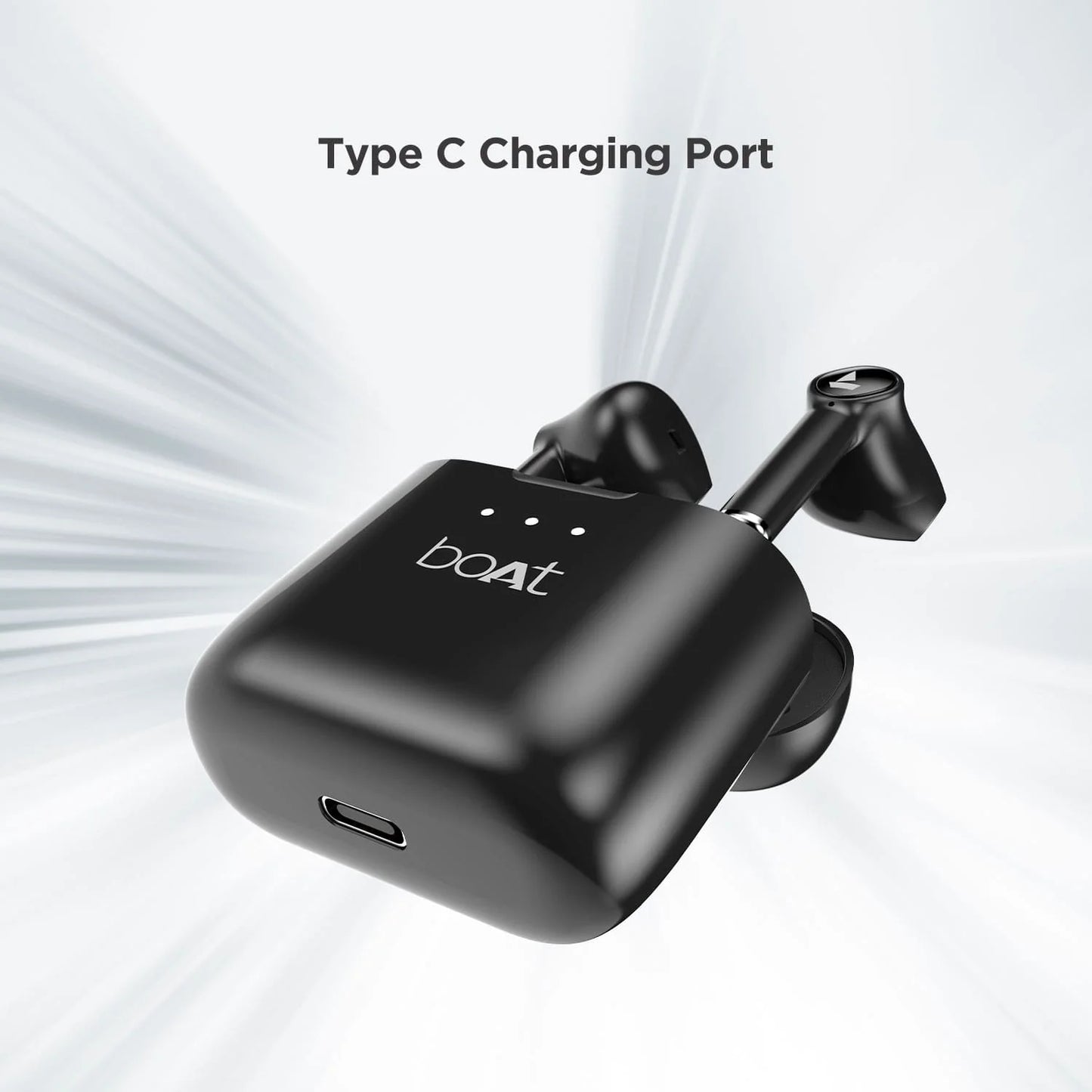 boAt Airdopes 131/8 In Ear TWS Earbuds With Mic, 60 Hours Playtime, IPX4 (Active Black) 1.0 unit