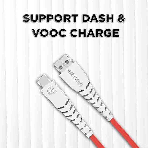 GIZMORE Type-C Rapid Charging DASH Cable (White) 1.0 unit