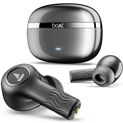 boAt Nirvana Ion ANC TWS ANC TWS Earbuds with Up to 32 dB ANC and Crystal Bionic Sound Powered by HiFi-Crystal (Crystal Black) 1.0 pack