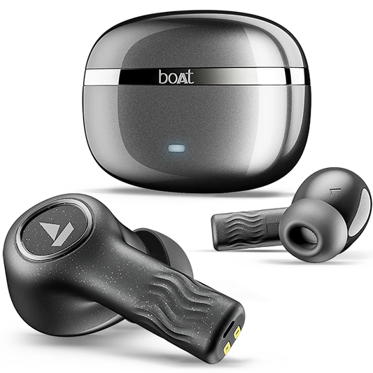 boAt Nirvana Ion ANC TWS ANC TWS Earbuds with Up to 32 dB ANC and Crystal Bionic Sound Powered by HiFi-Crystal (Crystal Black) 1.0 pack