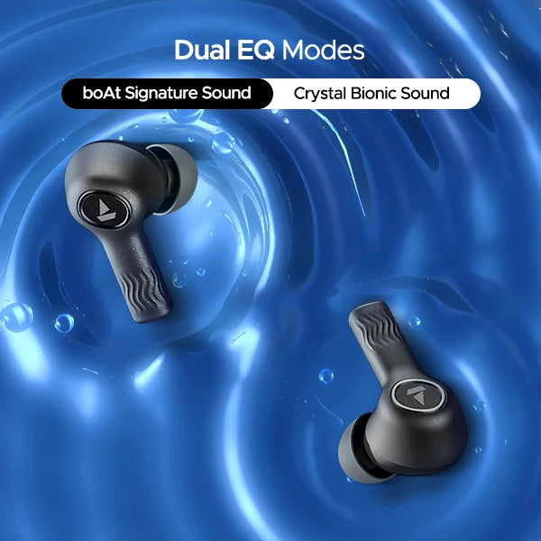 boAt Nirvana Ion ANC TWS ANC TWS Earbuds with Up to 32 dB ANC and Crystal Bionic Sound Powered by HiFi-Crystal (Crystal Black) 1.0 pack