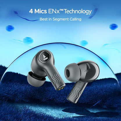 boAt Nirvana Ion ANC TWS ANC TWS Earbuds with Up to 32 dB ANC and Crystal Bionic Sound Powered by HiFi-Crystal (Crystal Black) 1.0 pack
