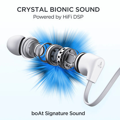 boAt Rockerz Trinity BT Neckband 150H Playtime & Crystal Bionic Sound Powered by HiFi-Cosmic Black 1.0 pack