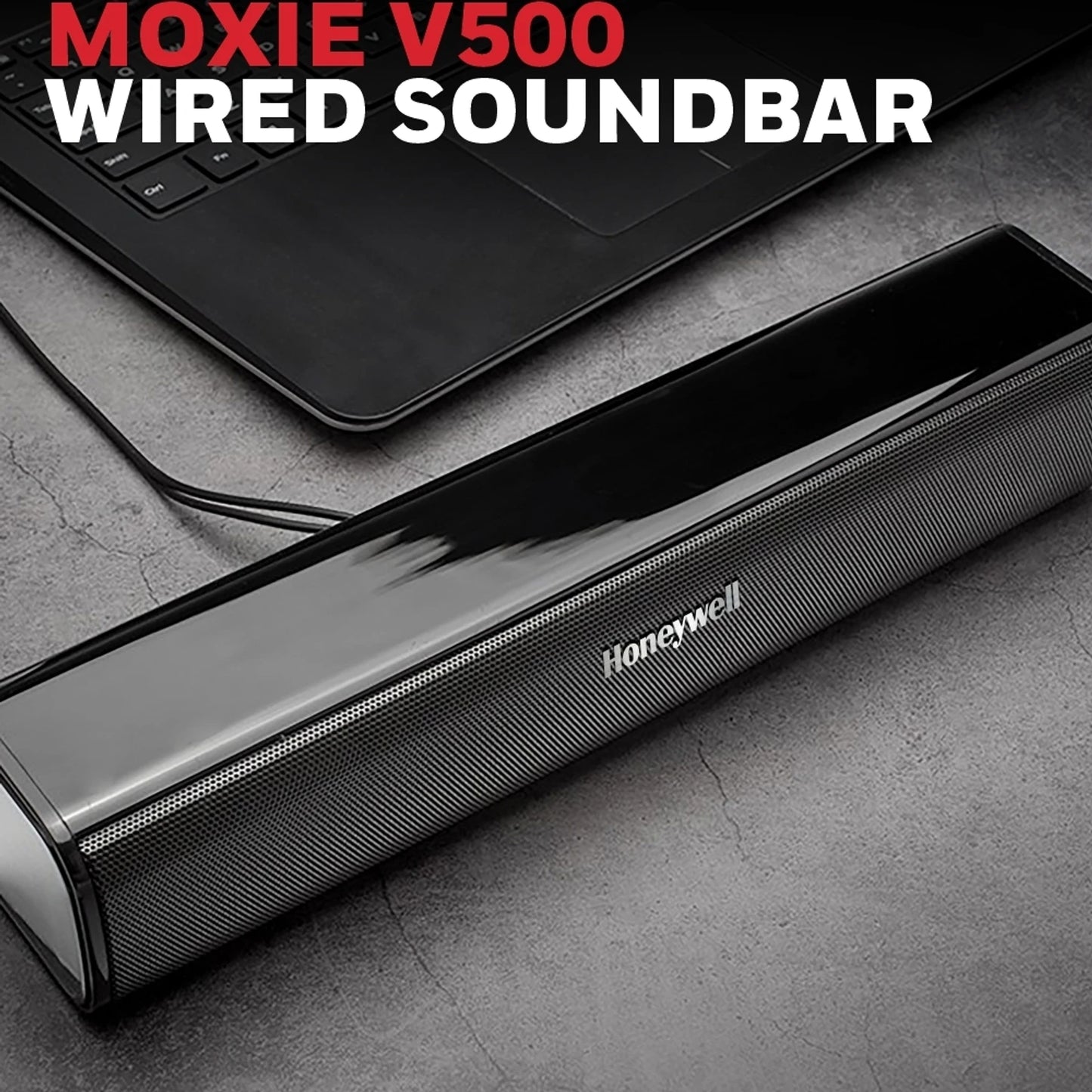 Honeywell Moxie V500 Soundbar With 10W (Black) 1.0 Piece
