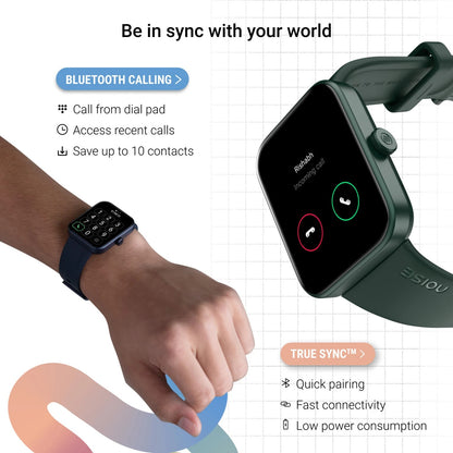 Noise Loop Smart Watch, 1.85 inches TFT Display, 7 Days Battery Life, Water Resistant, Bluetooth Calling (Black) 1.0 unit