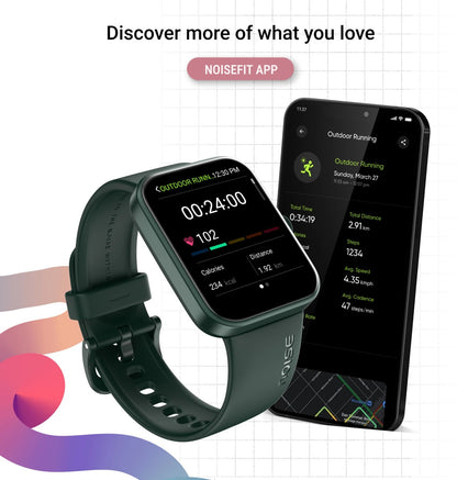 Noise Loop Smart Watch, 1.85 inches TFT Display, 7 Days Battery Life, Water Resistant, Bluetooth Calling (Black) 1.0 unit