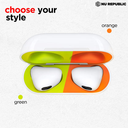 Nu Republic Urban 4 In Ear Truly Wireless Earbuds With Mic, 30 hours Playtime, ANC, IPX4, Bluetooth V5.0 (Orange) 1.0 Piece